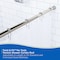 Kenney Mfg Twist & Fit No Tools Tension Shower Curtain Rod, 42-72in, Brushed Nickel KN609C/18HUS - alternate 2